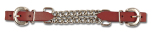 Łańcuszek do hackamore skórzany Waldhausen