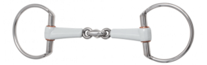 Wędzidło oliwkowe podwójnie łamane 18mm Beris