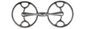Wędzidło ze wstawkami Swivel z łącznikiem Metalab